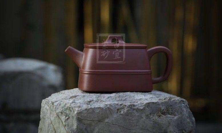 《福源四方》宜興紫砂壺手工工藝美術(shù)師大師收藏級茶壺頂級底槽青四方